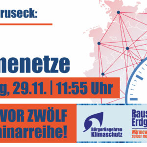 Rückblick: Neue Wärmenetze, Online-Seminar, 29. November 2022