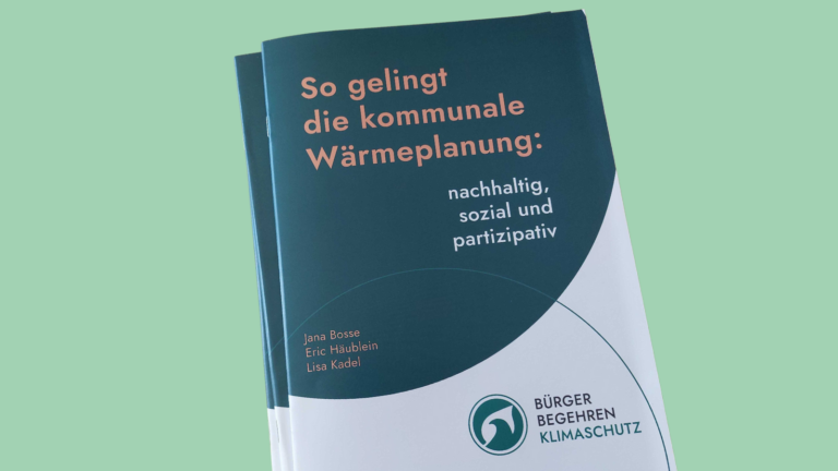 Leitfaden: „So gelingt die kommunale Wärmeplanung: nachhaltig, sozial und partizipativ"